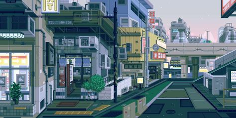 pixel art #andlt;aestheticandgt; #town #city #waneella #1080P #wallpaper #hdwallpaper #desktop Pixel City, Arte Gif, Pixel Art Background, Arte 8 Bits, City Drawing, Fantasy City, Wallpaper Online, City Buildings, Laptop Wallpaper