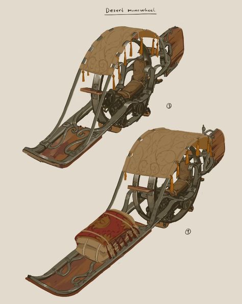 Sand Vehicle Concept Art, Solar Punk Vehicles, Concept Art Vehicles, Steampunk Vehicle Concept Art, Desert Ship, Fantasy Airship, Vehicle Concept Art, Airship Art, Tree Village