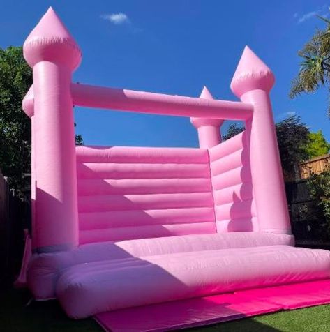 Castle Aesthetic, Bouncy Castle, Park Slide, Pastel Pink, Pool Float, Float, Castle, Pastel, Pool