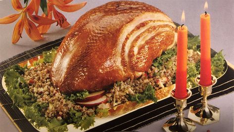 Savory Apple-Kasha Stuffing (Gluten-Free) Giblet Stuffing, Fruit Stuffing, Cooked Goose, Moist Stuffing, Roast Goose, Goose Recipes, Christmas Goose, Wild Goose, Wild Game Recipes