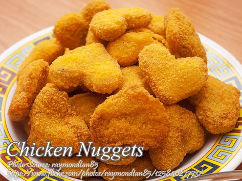 Chicken Nuggets Recipe | Panlasang Pinoy Meat Recipes Fried Chicken Nuggets Recipe, Chicken Nuggets Recipe, Fried Chicken Nuggets, Homemade Chicken Nuggets, Chicken Nugget Recipes, Nuggets Recipe, Chicken Crockpot Recipes, Chicken Nuggets, Fried Food