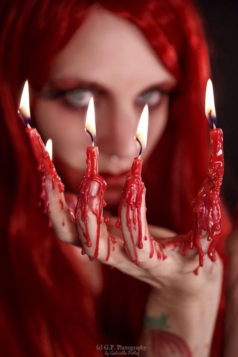 Candles Photography, Witchy Woman, Dark Photography, Dark Beauty, Gothic Art, Special Effects, Candle Wax, Dark Art, Dark Fantasy