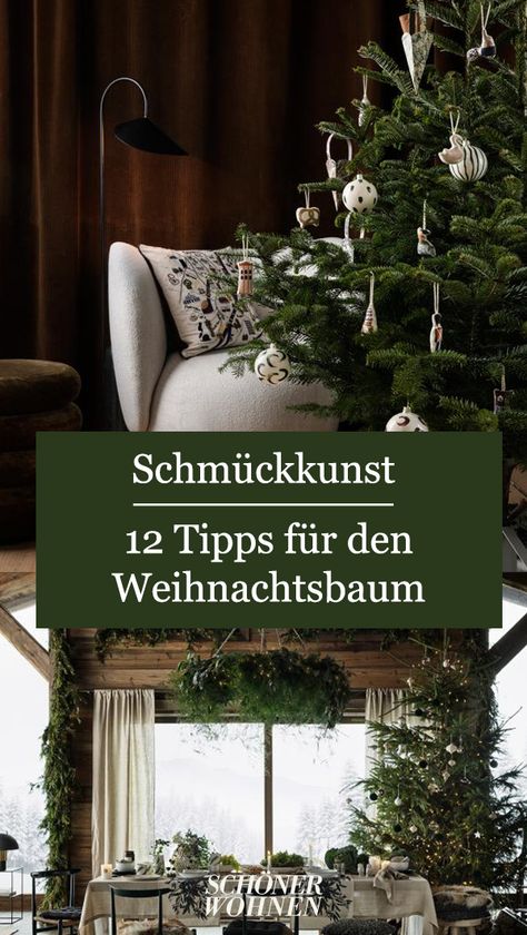 Die 12 besten Tipps für einen schönen Weihnachtsbaum. #schmücken #weihnachten #weihnachtsbaum #gestalten #inspiration #besinnlichkeit #wohnen #schönerwohnen Evergreen Content, Christmas Tree, Holiday Decor, Christmas, Furniture, Home Decor, Home Décor