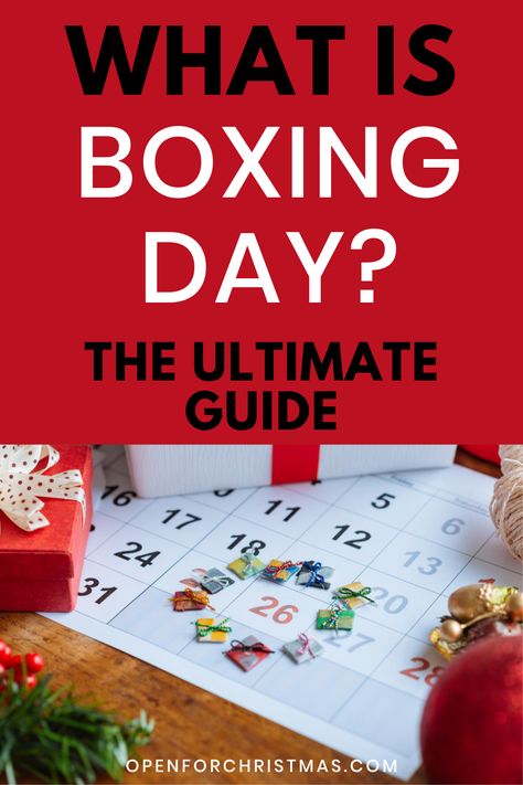 Boxing Day Crafts For Kids, Boxing Day Traditions, What Is Boxing Day, Traditional Day, The Day After Christmas, Happy Boxing Day, British Christmas, Day After Christmas, Day List