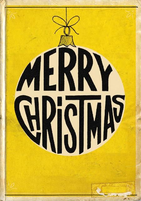 Merry Christmas vintage card Yellow Christmas, Christmas Time Is Here, Noel Christmas, Merry Little Christmas, Vintage Christmas Cards, Very Merry Christmas, Christmas Love, Christmas Images, Mellow Yellow