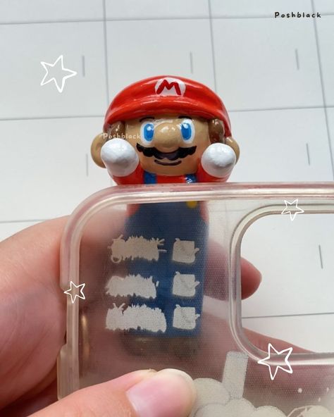 custom phone hippers! get yours now! ‧₊˚ ☁️⋅♡🪐༘⋆ kindly check the link in my bio! •ᴗ• #airdryclay #clayart #phonehipper #smallbusiness #handmade #claycreations #mariobros #bojji #cutestuff #anime #claycraft #clayartist Clay Hippers Phone, Hippers Phone, Clay Illustration, Kawaii Clay, Clay Inspo, Diy Air Dry Clay, Aesthetic Picture, Cute Polymer Clay, Diy Clay Crafts