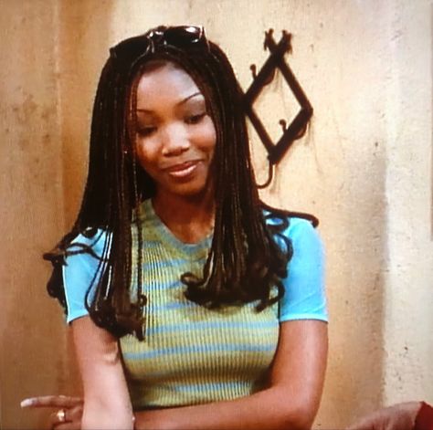 Brandy Braids Hairstyles, Brandy Box Braids, Brandy Hairstyles 90s, Brandy Braids 90s, Moesha Braids Hairstyles, Brandy Hairstyles, Moesha Hairstyles, Natural Box Braids, Moesha Braids