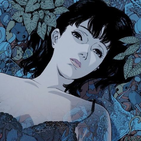 Satoshi Kon, The Cardigans, Poster Anime, Perfect Blue, Blue Anime, Madoka Magica, Film Aesthetic, Dark Anime, All Anime