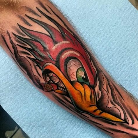 Racecar Tattoos, Mr Horsepower Tattoo, Woody Woodpecker Tattoo, Pluto Tattoo, Mr Horsepower, Skateboard Tattoo, Clay Smith, Hot Rod Tattoo, Mechanic Tattoo