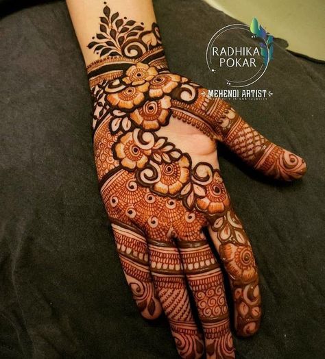 Amazing Rajasthani Mehndi Designs, Front Mehndi Design, Rose Mehndi Designs, Mehndi Designs For Kids, Mehndi Design Pictures, Simple Mehndi Designs Fingers, Full Mehndi Designs, Engagement Mehndi Designs, Mehndi Designs Front Hand