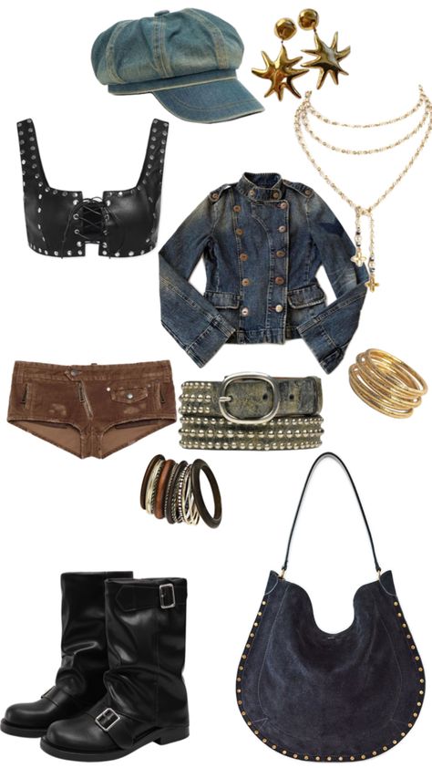 Rockstar Boho Style, Moto Boho Aesthetic, Moto Boho Style, Boho Rocker Chic Style, Rock Boho Style, Moto Boho, Boho Rocker Chic, 2025 Summer, Boho Rocker