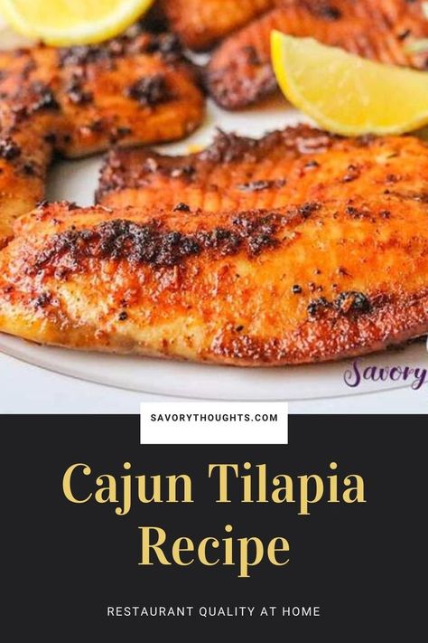 Cajun Tilapia, Tilapia Recipes Healthy, Tilapia Recipes Easy, Baked Tilapia Recipes, Blackened Fish, Rice And Veggies, Blackened Tilapia, Tilapia Recipe, Glo Girl