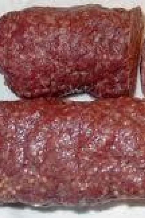 Homemade Summer Sausage, Summer Sausage Recipes, Curing Salt, Summer Sausage, Grandmas Recipes, Sausage Recipes, Roasting Pan, Mustard Seed, Large Bowl