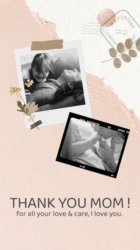 Aesthetic Collage Template, Frame Template Aesthetic, Aesthetic Mothers Day, Mom Template, Photo Frame Template, Birthday Wishes For Mom, Happy Birthday Mother, Mothers Day Images, Personal Aesthetic