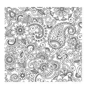 coloring-adult-paisley-iran free to print Paisley Coloring Pages, Coloring Adult, Adult Colouring Pages, Colouring Printables, White Drawing, Printable Adult Coloring Pages, Color Me Beautiful, Doodle Coloring, Coloring Pages For Adults