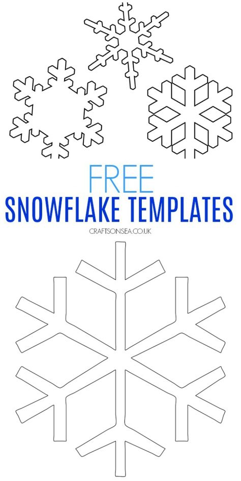 easy snowflake template for crafts #kidscrafts #wintercrafts #snowflakes Snow Flake Templets, Snowflake Patterns Printable, Snowflake Template Printable Free, Free Snowflake Template, Snowflake Printable, Snowflake Outline, Printable Snowflake Template, Easy Snowflake, Youtube Template