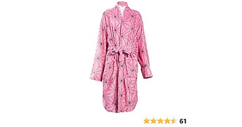 Gonriya Demon Slayer Bathrobe Nezuko Cosplay Robe Nezuko Kamado Pajamas Sleepwear Coral Fleece Fuzzy Robe, Men Cosplay, Nezuko Cosplay, Robe For Women, Bathrobe Men, Women Pajamas, Male Cosplay, Nezuko Kamado, Pajamas Women