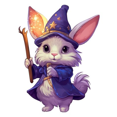 Bunny Wizard, Magical Bunny, Magic Bunny, Bunny Drawing, Wizard, Stranger Things, Top Artists, Science Poster, Stranger Things Fanart