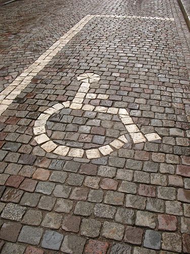 disability parking on cobble stones Cobblestone Pavement, Brick Pavement, Raising A Son, Stone Pavement, U Design, Italian Job, Maternity Hospital, Fresno California, Nordic Scandinavian