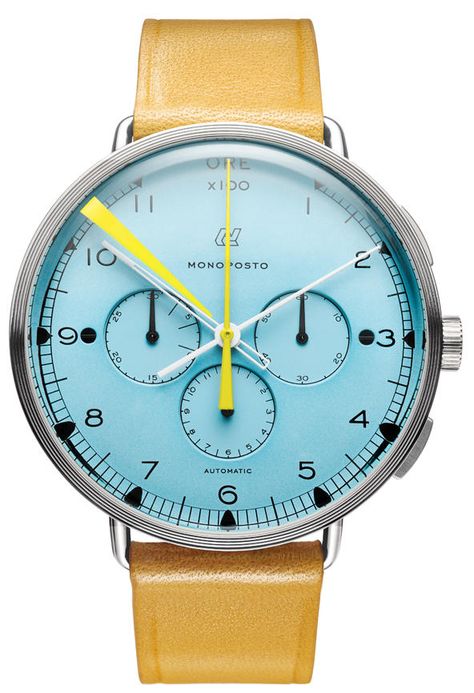 The motorsport-inspired watchmaker unveils another lust-worthy timepiece. Classic Blue Leather Chronograph Watch, Timeless Blue Analog Chronograph Watch, Liv Watches, Blue Leather Analog Watch, Blue Leather Chronograph Watch With Subdials, Luxury Yellow Analog Chronograph Watch, Draw Aesthetic, Watch Drawing, Skagen Watches