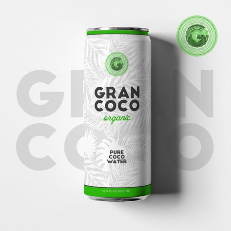 Coconut water can Chocolate Milk Packaging, Coconut Water Packaging, Water Slogans, Beverage Design, Packaging Concept, Coconut Jelly, Water Packaging, Milk Packaging, Ads Creative Advertising Ideas