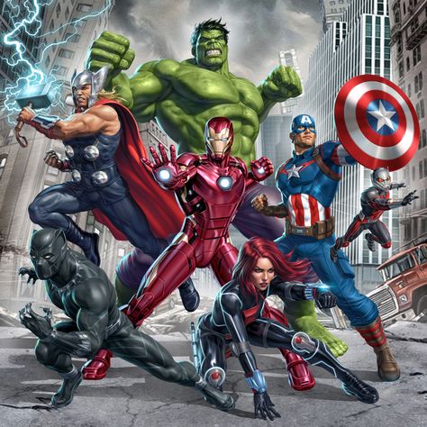 West Coast Avengers, Avengers Cartoon, Marvel Fanart, Karakter Marvel, Superhero Poster, Avengers Art, Hulk Avengers, Univers Marvel, Marvel Characters Art