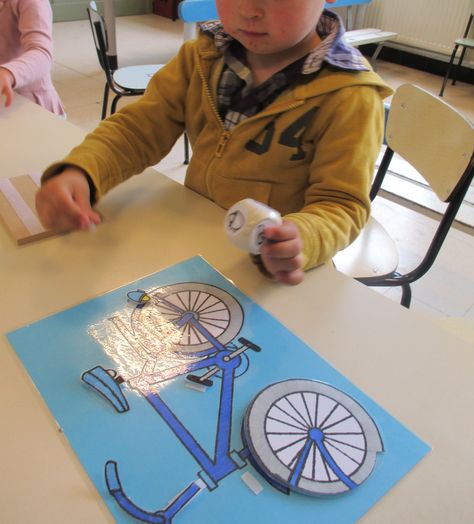 Kindergarten Activities, Toddler Activities, Diy And Crafts, Kindergarten, Bicycle