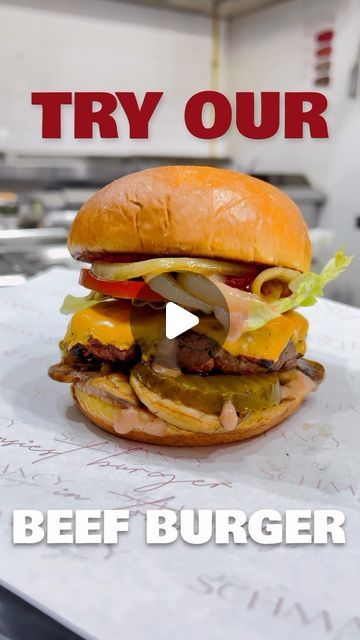 The Schmancy Burger on Instagram: "Indulge in the ultimate burger experience with our gourmet luxury patty, crafted with the finest ingredients and bursting with flavor !" Burger Commercial Video, Best Way To Cook Burgers Indoors, Beat Burgers Ever, Bury Burgers, Big Burgers Cheeseburgers, Ultimate Burger, On Instagram, Quick Saves, Instagram