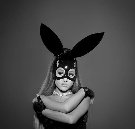 Dangerous Woman Photoshoot, Dangerous Woman Aesthetic, Ariana Grande Bunny, Woman Photoshoot, Ariana Grande Poster, Ariana Grande Dangerous, Ariana Grande Dangerous Woman, Woman Aesthetic, Black Bunny