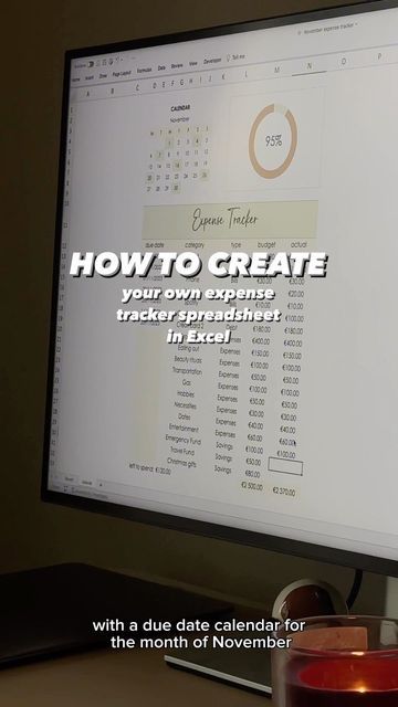 24K views · 1.7K likes | Elvira Eiduka on Instagram: "How to create your own expense tracker spreadsheet in Excel. Your budget, spendings and due dates all in one place. #expensetracker #budget #budgeting #excel #spreadsheet #exceltips #exceltricks #exceltutorial #budgetplanner #budgetplanning" Budget Tracker Excel, Budgeting Excel, Expense Tracker Excel, Planner Hacks, Excel Budget Spreadsheet, Excel Budget, Excel Tutorials, Planner Tips, Budget Spreadsheet