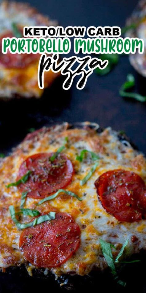 Easy Healthy Pizza Recipes, Easy Healthy Pizza, Portabella Pizza, Easy Stuffed Mushroom Recipe, Portobello Mushroom Pizza, Portobello Pizza, Mushroom Pizza Recipes, Inflammation Diet Recipes, Stuffed Mushrooms Easy