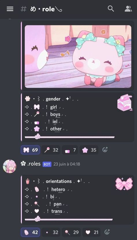 Discord Reaction Roles Ideas, Cute Discord Server Layout, Discord Servers Aesthetic, Discord Role Ideas, Discord Server Rules Ideas, Welcome Discord, Discord Server Role Ideas, Discord Server Ideas, Discord Server Roles Ideas