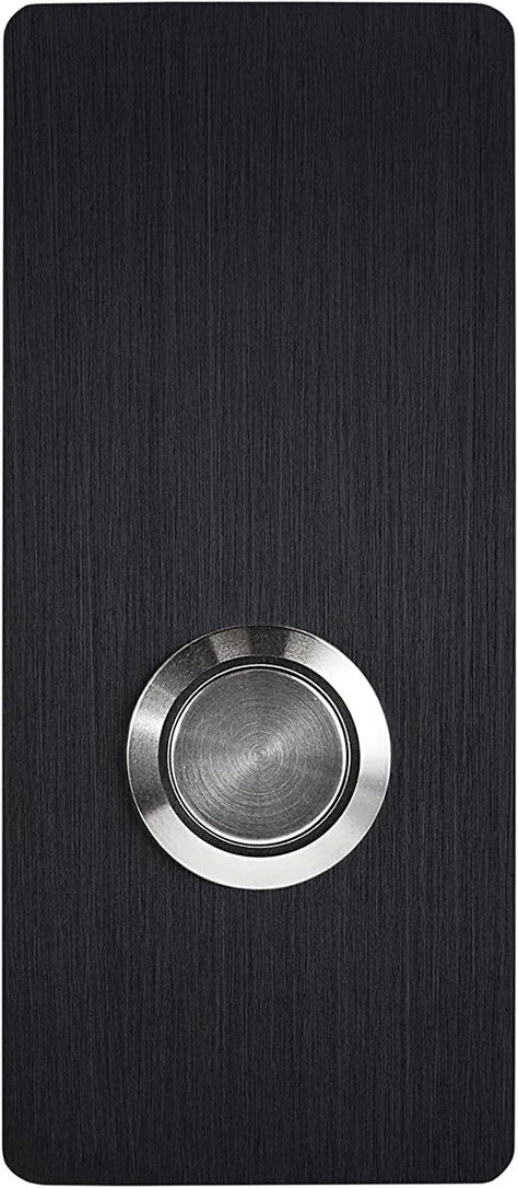 R- Series Stainless Anodized Aluminum Doorbells by Modern Stainless Hardware (Anodized Black) - - Amazon.com Modern Doorbell, Anodized Aluminum, Black