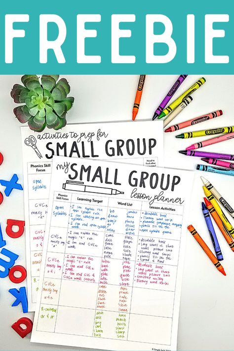 Reading Small Group Organization, Small Group Writing Instruction, Small Group Management Ideas, Small Group Schedule Template, Organize Small Group Materials, Small Group 1st Grade, Elementary Group Activities, Intervention Lesson Plans Small Groups, Small Groups 2nd Grade