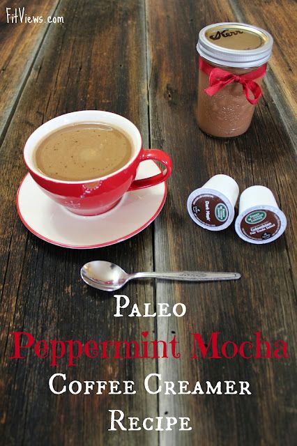 Peppermint Coffee Recipe, Paleo Creamer, Mocha Coffee Creamer Recipe, Mocha Creamer Recipe, Peppermint Mocha Coffee Creamer, Paleo Coffee Creamer, Peppermint Mocha Coffee, Peppermint Mocha Creamer, Mocha Creamer