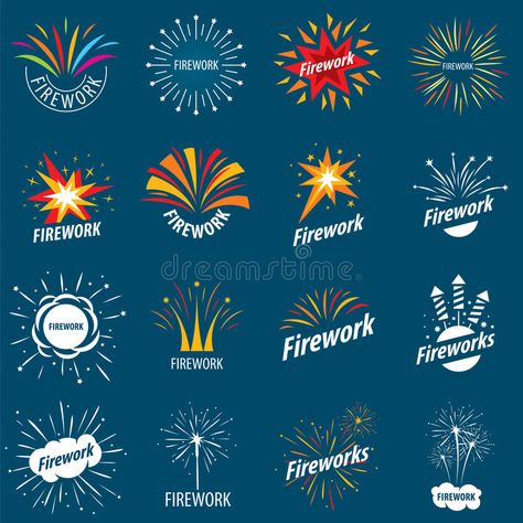 Collection of vector logos for fireworks. Biggest collection of vector logos for #Sponsored , #sponsored, #advertisement, #vector, #collection, #Biggest, #Collection Sailing Logo, Design Quotes Inspiration, Fireworks Design, Visual Communication Design, Typo Design, Free Overlays, Logo Idea, Event Logo, Fun World