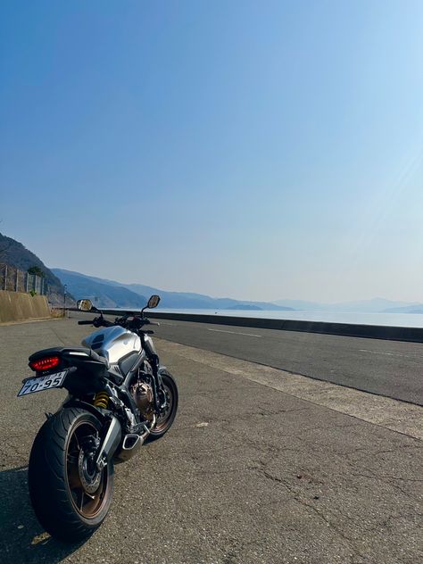 Ride on sunnyday across mountains and sea Biker Love, Ride Or Die, Riding Motorcycle, Japan, Bike, Instagram