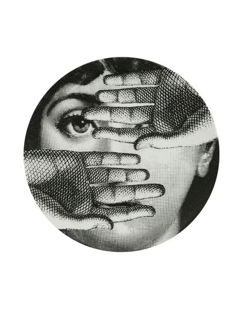 Piero Fornasetti Woman | Sudden Chic Lina Cavalieri, Piero Fornasetti, Wall Drawing, Italian Beauty, Bohemian Interior, Porcelain Plate, Wall Plates, Ceramic Studio, Better Day