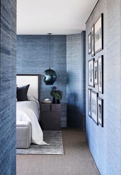 Parker Furniture, Phillip Jeffries Wallpaper, Ensuite Bathroom Designs, Beautiful Bookshelf, Monochrome Decor, Daybed Design, Maximalist Interior, Phillip Jeffries, Melbourne House