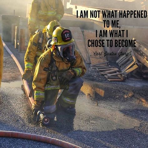 @verdugofireacademy - #motivationalmonday You truly are what happens to you you chose what you become. . ___FOLLOW @CHIEF_MILLER _____ Use #chiefmiller in your post. WWW.CHIEFMILLERAPPAREL.COM . Facebook- chiefmiller1 Periscope -chief_miller Tumblr- chief-miller Twitter - chief_miller YouTube- chief miller Snapchat- chief_miller . . TAG A FRIEND WHO NEEDS TO SEE THIS Please be sure to Like and Comment. . #firetruck #firedepartment #fireman #firedept #pompier #firefighter #bomberos #boxalarm #fir Firefighting Quotes, Firemen Humor, Firefighter Quotes Motivation, Firemen Quotes, Firefighter Memes, Firefighter Life, Military Motivation, Firefighter Training, Firefighter Mom