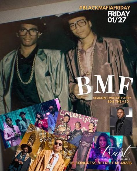 Fri • Jan 27 THE OFFICIAL B M F 🏴 DETROIT 80's THEMED WATCH PARTY . . @trust_fridays | Hosted By @yuseftheactor of @bmfstarz INVITE ONLY FOR FREE INVITATION STRICT 80s DRESS CODE Link in @TheLushCasting Bio 21+ 80's Hairstyle, 80s Theme Party, 80s Theme, Watch Party, 80s Dress, M F, Dress Code, Themed Party, Birthday Outfit