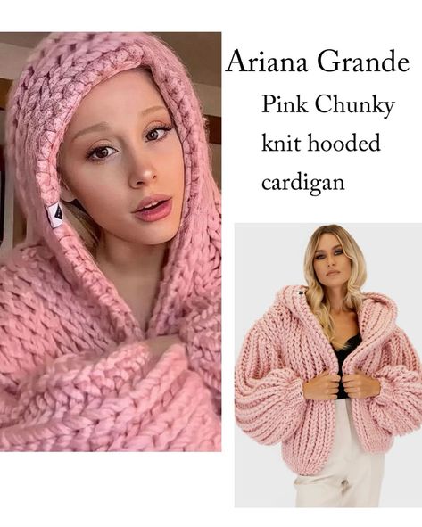 We are so close to 200K and we are excited! Win the signature Ariana Grande Hoodie at your preference color!!! 🫶🏻Just follow these simple steps: 1. Like this photo 2. Follow Mumshandmade & Ariana Grande 3. Tag 3 friends That’s it! Unless you are into 💥BONUS ENTRIES: Repost this photo and use #mums200k and you Win an Additional entry! HURRY UP! Winner will be announced when we reach 200K instagram followers. GOOD LUCK! 💕🐻 Ariana Grande Pink Sweater, Chunky Yarn Clothing, Ariana Grande Cardigan, Crochet Ariana Grande, Ariana Grande Sweater, Crotchet Fits, Ariana Grande Hoodie, Chunky Crochet Cardigan, Crochet Hood