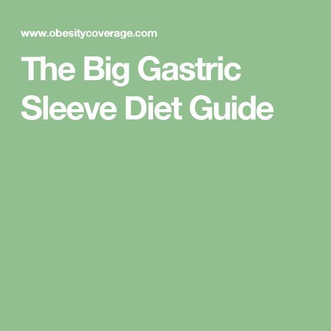 The Big Gastric Sleeve Diet Guide Sleeve Gastrectomy Diet, Gastric Bypass Diet, Vertical Sleeve Gastrectomy, Bariatric Sleeve, Bariatric Friendly Recipes, Bariatric Diet, Sleeve Gastrectomy, Sleeve Surgery, Bariatric Eating