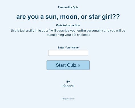 are you a sun, moon, or star girl?? Buzzerilla Viral, Buzz Quiz, Star Test, Daily Life Hacks, Moon Girl, Quiz Me, Online Quiz, A Little Life, Generate Leads