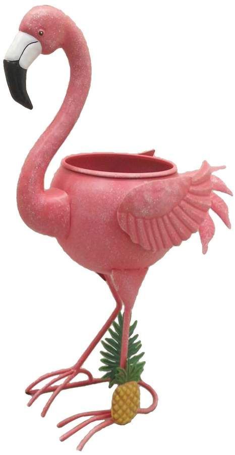 ** clearance **Celebrate Together Indoor / Outdoor Flamingo Planter Flamingo Yard Decor, Flamingo Things, Standing Pot, Flamingo Fashion, Tropical Trend, Flamingo Craft, Flamingo Garden, Fancy Flamingo, Palm Leaf Design