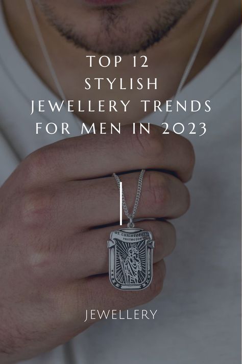 Mens Necklace Fashion, Style In 2023, Trending In 2023, Customised Jewellery, Masculine Jewelry, Jewellery Trends, Map Jewelry, Band Necklace, Mens Necklace Pendant