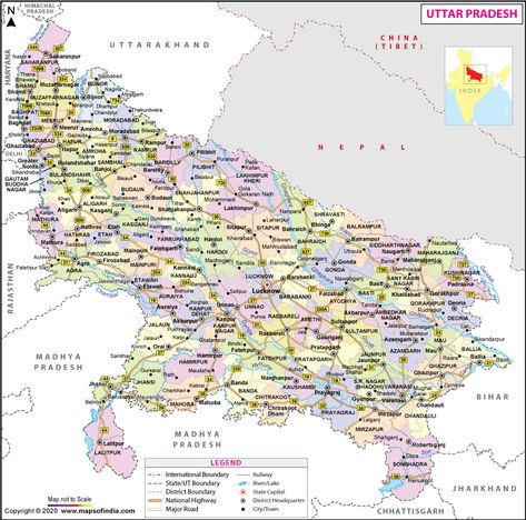 Get the detailed map of Uttar Pradesh showing the important areas, roads, hospitals, hotels, airports, places of interest, landmarks etc Uttar Pradesh Map, North America Continent Map, Africa Continent Map, World Geography Map, Argentina Map, Vienna Map, Belgium Map, World Map With Countries, Language Map