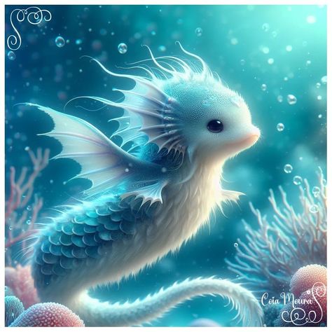 Mythical Creatures Water, Fantasy Water Creatures, Imaginary Creatures, Water Creatures, Water Animals, Creative Mind, Magical Creatures, Have Some Fun, Mythical Creatures