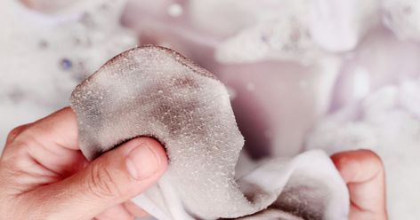 How To Get Socks White, Dingy Whites Brighten, How To Keep Socks White, Brighten Dingy Whites, How To Clean White Socks, How To Whiten Socks Dingy Whites, Whiten Laundry Dingy Whites, Musty Towels, Towels Smell