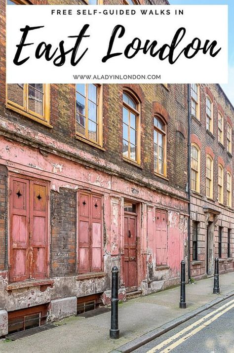 These East London walks will show you self-guided London walking tours in Spitalfields, Shoreditch, and other parts of the East End in London. These free self-guided walks in London will show you London walking routes and self-guided London walking tours with maps. There’s even a London street art tour. #london Old Spitalfields Market London, Spitalfields Market London, Spitalfields London, London Bridges, Forest Hotel, Viking Cruise, London Walking Tours, Spitalfields Market, London Boroughs